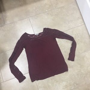 Women’s Long Sleeve Sexy Lace Top